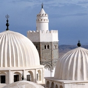 le-kef;architecture-musulmane;Mosquee;Minaret;coupole
