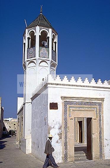 mahdia;architecture;musulmane;medina;Minaret;Mosquee;Mosque;
