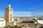 Mosqu�e;architecture;musulmane;Jam�a;el;Zitouna;Minaret;cour;islam;salle;des;pri�res;ville;Tunis;Medina;