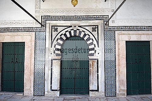 architecture musulmane;Palais;tunis;medina;MŽdersa