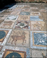 mosaique;carthage;villa;romain;antiquité