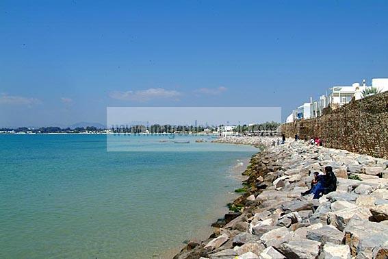 architecture;musulmane;medina;rempart;plage;hammamet;