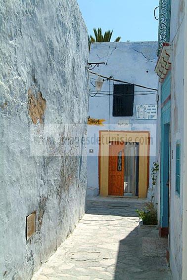 ruelle;medina;architecture;musulmane;hammamet;