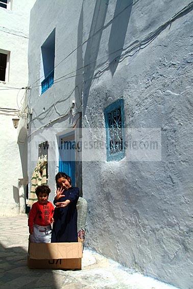 ruelle;medina;architecture;musulmane;hammamet;