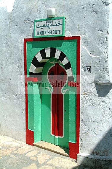 ruelle;medina;architecture;musulmane;hammamet;