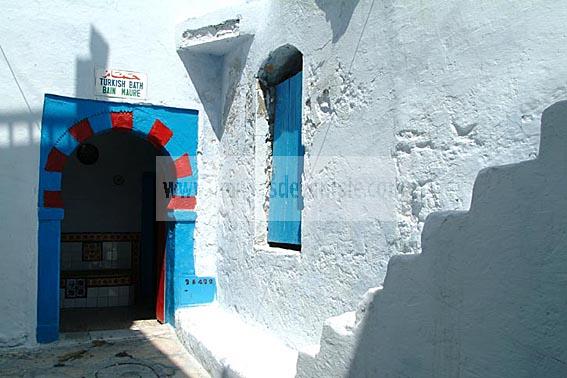 ruelle;medina;architecture;musulmane;hammamet;