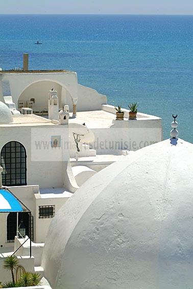 hammamet;medina;rempart;villa;coupole;