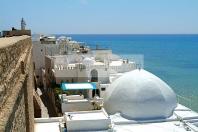 architecture;musulmane;medina;rempart;plage;hammamet;coupole;