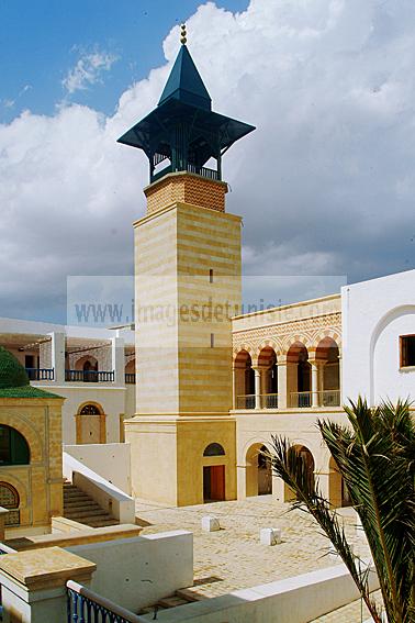 yasmine;hammamet;tourisme;medina;Mosquee;Minaret;place;