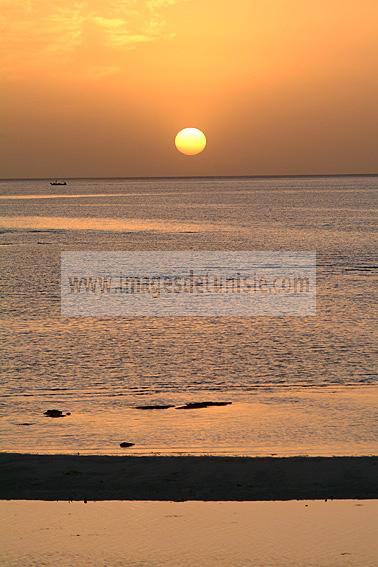 djerba;guellala;ile;jerba;soleil;paysage;mer;coucher;de;soleil;