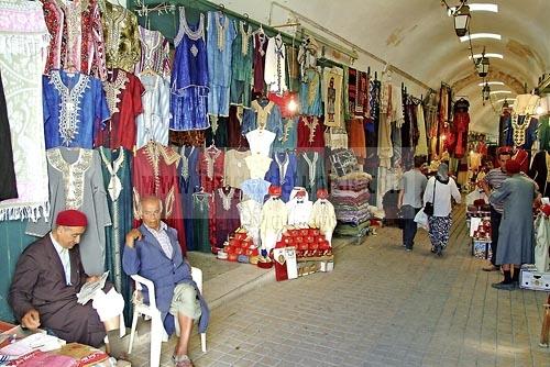 architecture musulmane;medina;rue;souk;sfax