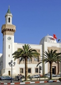 architecture-coloniale;faÃ§ade;place;immeuble;sfax