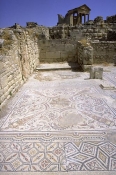 architecture-antique;antiquite;romain;dougga;mosaique;villa