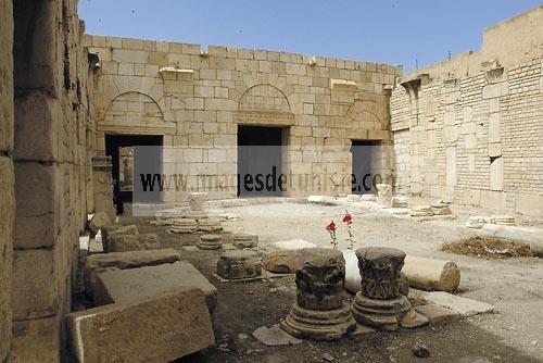 le kef;architecture chretienne;architecture antique;chretien;basilique;medina