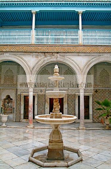 architecture;musulmane;ATP;medina;Muse;Palais;patio;tunis;