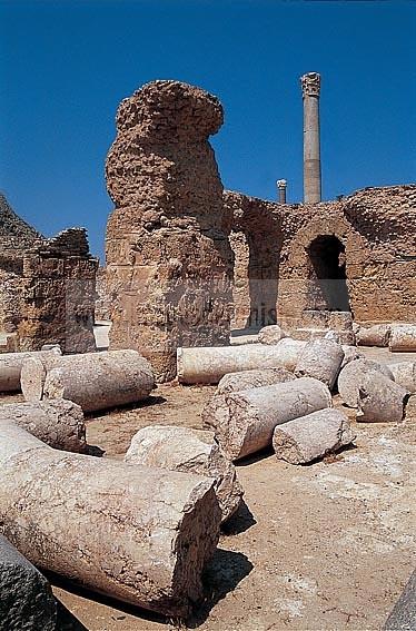 carthage;thermes;romain;antiquité