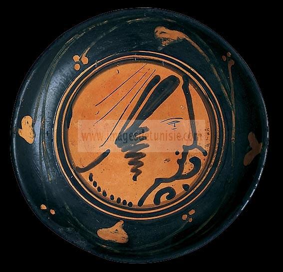 carthage;terre cuite;plat;punique;musee;ceramique;antiquitÃ©