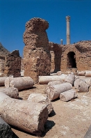 carthage;thermes;romain;antiquité