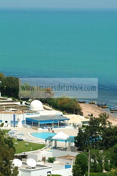 baignade;balneaire;Gammarth;plage;hotel;tourisme;