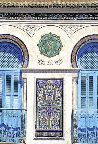 la goulette;architecture coloniale;arabisant;faÃ§ade;immeuble