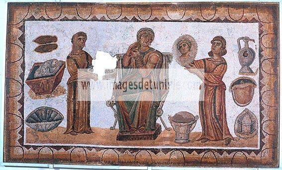 carthage;romain;musee;mosaique;antiquit;