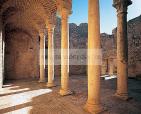 architecture;antique;antiquite;romain;dougga;thermes;