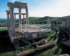 architecture;antique;antiquite;romain;dougga;temple;caelestis;