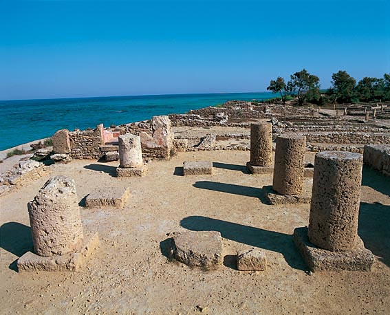 antiquite;punique;kerkouane;villa;architecture antique;peristyle