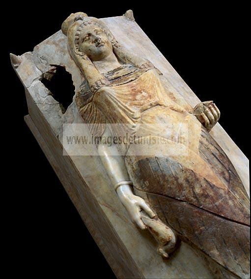 carthage;punique;sarcophage;musee;marbre;antiquit