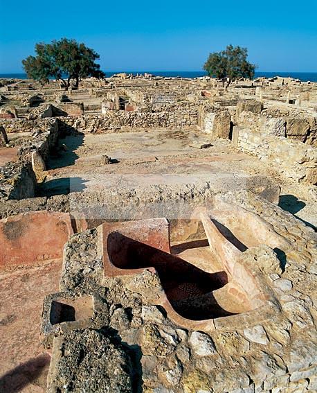 antiquite;punique;kerkouane;villa;architecture antique