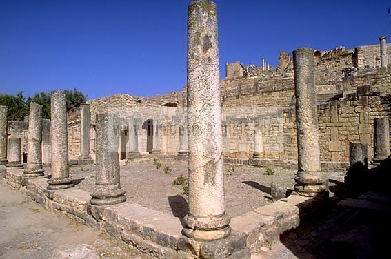 architecture antique;antiquite;romain;dougga;villa