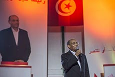 Meeting cloture Marzouki