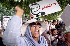 Manif soutien à Karoui