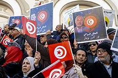 Manifestation en soutien aux prisonniers