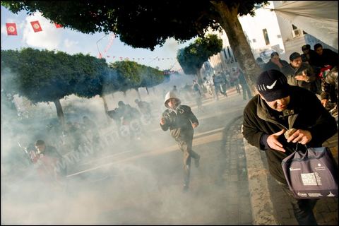 L'assaut final est donn par les forces de police afin d'vacuer la Kasbah avec le 28 Janvier 2011.