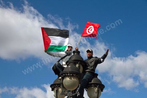 25 février : ce vendredi le sit in de la Kasbah voit le soutien de milliers de manifestants pacifiques sur la place de la Kasbah. Plus de 50 000 manifestants appelant à la démission du Premier ministre M. Ghanouchi et d'un gouvernement une fois pour toute séparé du RCD.