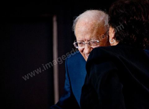 M. Béji Caïd Essebsi, premier Ministre tunisien du gouvernement de Transition au Séminaire organisé en Tunisie par la FIDH, Fédération Internationnale des ligues des Droits de l'Homme, sur la transition démocratique en Tunisie. les 17 au 19 mars 2011.