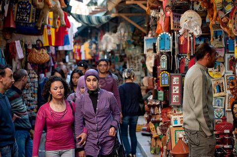 Le vendredi dans la medina de Tunis