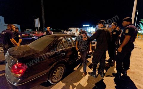 Interpellation dans la zone touristique de Djerba durant une patrouille de police de nuit
