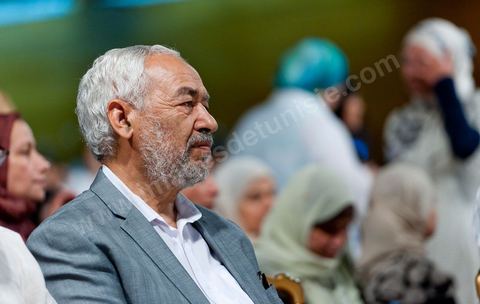 13 août 2011 : Rached Ghannouchi à la Commération par le parti Ennahda de la Fête de la Femme et du Code du Statut personnel tunisien au Palais des Congrés de Tunis, avec discours de Farida Laabidi, militante, de Rached Ghannouchi, fondateur et chef du parti Ennahda, ainsi que Psycho-M, rappeur fortement engagé dans ses propos islamistes. Rached Ghannouchi annonce la volonté de ne pas inscrire la polygamie dasn la prochaine élection, la Tunisie n'ayant pas les moyens pour cela ...
