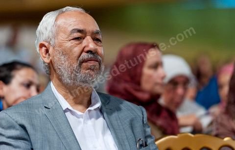 13 août 2011 : Rached Ghannouchi à la Commération par le parti Ennahda de la Fête de la Femme et du Code du Statut personnel tunisien au Palais des Congrés de Tunis, avec discours de Farida Laabidi, militante, de Rached Ghannouchi, fondateur et chef du parti Ennahda, ainsi que Psycho-M, rappeur fortement engagé dans ses propos islamistes. Rached Ghannouchi annonce la volonté de ne pas inscrire la polygamie dasn la prochaine élection, la Tunisie n'ayant pas les moyens pour cela ...