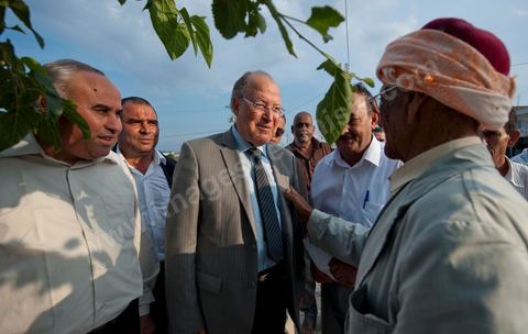 Mustapha Ben Jaafar en campagne à Bou Argoub au Cap Bon pour la liste Nabeul de Ettakatol, rencontres avec les citoyens