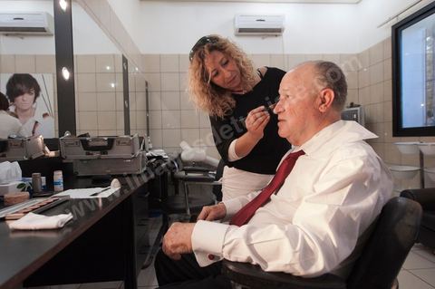 10 octobre 2011 : Mustapha Ben Jaafar à la chaîne de Télévision Hannibal pour une interview ddasn le cadre de la campagne pour l'assemblée constituante.