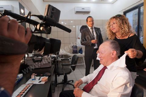 10 octobre 2011 : Mustapha Ben Jaafar à la chaîne de Télévision Hannibal pour une interview ddasn le cadre de la campagne pour l'assemblée constituante.