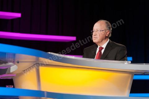 10 octobre 2011 : Mustapha Ben Jaafar à la chaîne de Télévision Hannibal pour une interview ddasn le cadre de la campagne pour l'assemblée constituante.