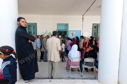 Bureau de vote au centre ville de Jendouba