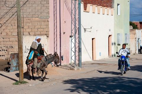26 septembre 2011 : au coeur des quartiers populaires de la Cité Ezzouhour quartier de la révolution tunisienne à Kasserine