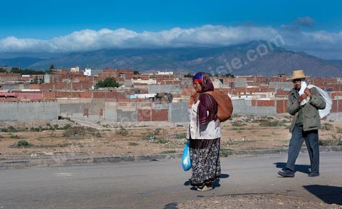 26 septembre 2011 : au coeur des quartiers populaires de la Cité Ezzouhour quartier de la révolution tunisienne à Kasserine