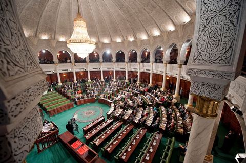 22 novembre 2011 : Première réunion de l'assemblée constituante élue le 23 octobre avec en 2ème séance la seule présence des députés élus et au premier rang et côte à côte M. Hamadi Jebali, futur premier Ministre et Moncef Marzouki, futur Président de la République