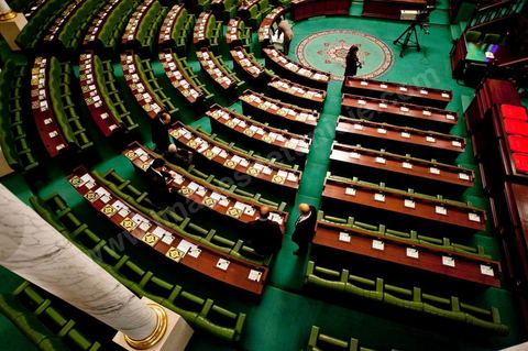 22 novembre 2011 : Première réunion de l'assemblée constituante élue le 23 octobre avce en 1ère séance la présence des 217 députés élus, les membres du gouvernement de Beji CaÎd Essebsi sortant et le Président la République sortant M. Foued Mbazaa. 